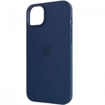 Чохол для Apple iPhone 14 (6.1"") - Silicone case (AAA) full with Magsafe Синій / StromBlue - зображення 5 