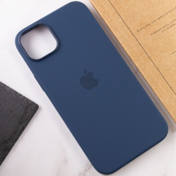 Чохол для Apple iPhone 14 (6.1"") - Silicone case (AAA) full with Magsafe Синій / StromBlue - Чохли для iPhone 14 - зображення 6 