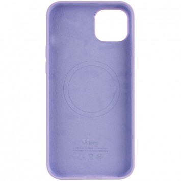 Чохол для Apple iPhone 14 (6.1"") - Silicone case (AAA) full with Magsafe Бузковий / Lilac - зображення 1 