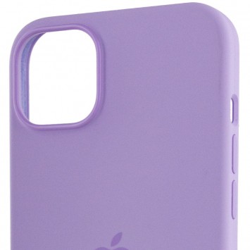 Чохол для Apple iPhone 14 (6.1"") - Silicone case (AAA) full with Magsafe Бузковий / Lilac - зображення 3 