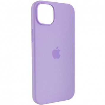 Чохол для Apple iPhone 14 (6.1"") - Silicone case (AAA) full with Magsafe Бузковий / Lilac - зображення 4 