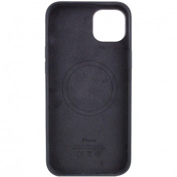 Чохол для Apple iPhone 14 (6.1"") - Silicone case (AAA) full with Magsafe Чорний / Midnight - Чохли для iPhone 14 - зображення 1 