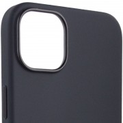 Чохол для Apple iPhone 14 (6.1"") - Silicone case (AAA) full with Magsafe Чорний / Midnight