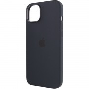 Чехол для Apple iPhone 14 (6.1"") - Silicone case (AAA) full with Magsafe Черный / Midnight
