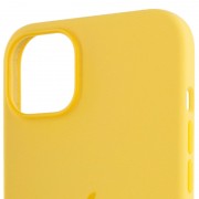 Чохол для Apple iPhone 14 Plus (6.7"") - Silicone case (AAA) full with Magsafe Жовтий / Sunglow