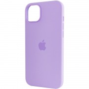 Чохол для Apple iPhone 14 Plus (6.7"") - Silicone case (AAA) full with Magsafe Бузковий / Lilac
