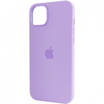 Чехол для Apple iPhone 14 Plus (6.7"") - Silicone case (AAA) full with Magsafe Сиреневый / Lilac - Чехлы для iPhone 14 Plus - изображение 5