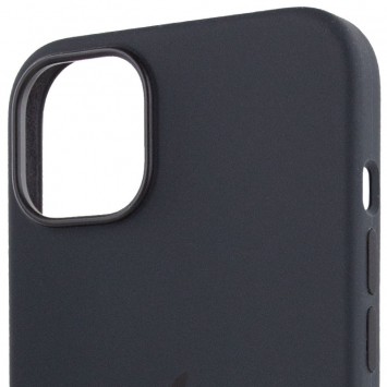 Чехол для Apple iPhone 14 Plus (6.7"") - Silicone case (AAA) full with Magsafe Черный / Midnight - изображение 3