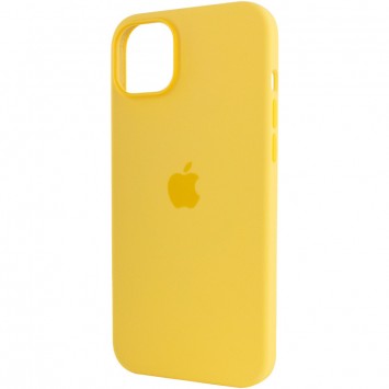 Чехол для Apple iPhone 14 Pro (6.1"") - Silicone case (AAA) full with Magsafe Желтый / Sunglow - Чехлы для iPhone 14 Pro - изображение 5