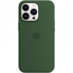 Чехол для Apple iPhone 14 (6.1"") - Silicone Case Full Protective (AA) Зеленый / Clover