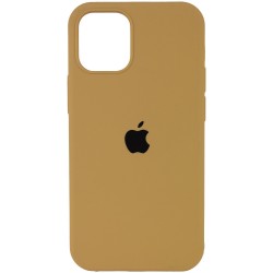 Чохол для Apple iPhone 14 (6.1"") - Silicone Case Full Protective (AA) Золотий / Gold