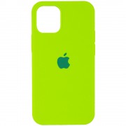 Чохол для Apple iPhone 14 (6.1"") - Silicone Case Full Protective (AA) Салатовий / Neon Green