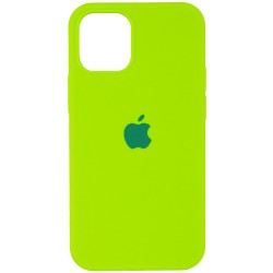 Чехол для Apple iPhone 14 (6.1"") - Silicone Case Full Protective (AA) Салатовый / Neon Green
