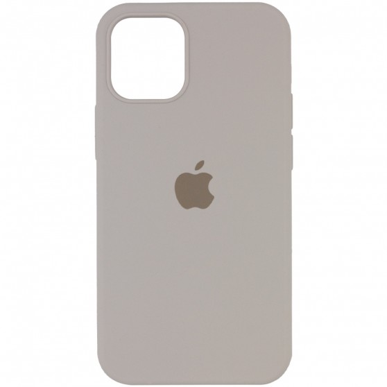 Чехол для Apple iPhone 14 (6.1"") - Silicone Case Full Protective (AA) Серый / Stone