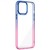 Чехол для Apple iPhone 14 Pro Max - TPU+PC Fresh sip series Синий / Розовый