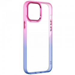 Чехол для Apple iPhone 14 Pro Max - TPU+PC Fresh sip series Розовый / Синий