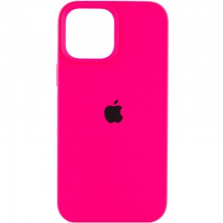 Чехол для Apple iPhone 14 (6.1"") - Silicone Case Full Protective (AA) Розовый / Barbie pink