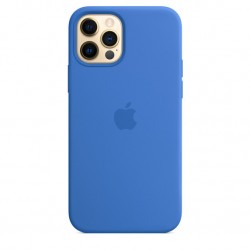 Чохол для Apple iPhone 14 (6.1"") - Silicone Case Full Protective (AA) Синій / Capri Blue