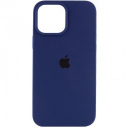 Чехол для Apple iPhone 14 (6.1"") - Silicone Case Full Protective (AA) Синий / Deep navy