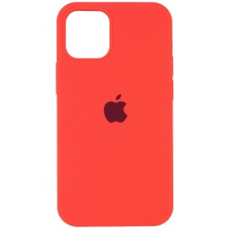 Чехол для Apple iPhone 14 Pro (6.1"") - Silicone Case Full Protective (AA) Арбузный / Watermelon red