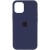 Чохол для Apple iPhone 14 Pro (6.1"") - Silicone Case Full Protective (AA) Темний Синій / Midnight Blue