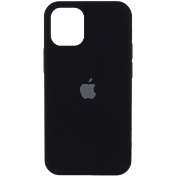 Черный силиконовый чехол Full Protective (AA) для Apple iPhone 14 Pro (6.1"), обеспечивающий полную защиту устройства.