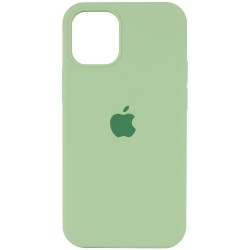 Чохол Apple iPhone 14 Pro Max - Silicone Case Full Protective (AA) М'ятний / Mint