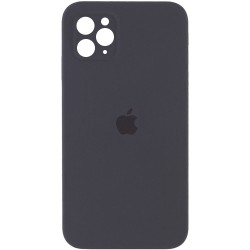 Чохол для Apple iPhone 11 Pro (5.8"") - Silicone Case Square Full Camera Protective (AA) Сірий / Dark Gray