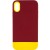 Чохол для Apple iPhone XR (6.1"") - TPU+PC Bichromatic Brown burgundy / Yellow