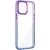 Чехол для iPhone 13 - TPU+PC Fresh sip series, Синий / Фиолетовый