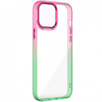 Чехол для Apple iPhone 11 (6.1"") - TPU+PC Fresh sip series Салатовый / Розовый