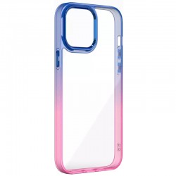 Чехол для Apple iPhone 11 (6.1"") - TPU+PC Fresh sip series Синий / Розовый