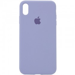 Чохол для Apple iPhone X (5.8"") / XS (5.8"") - Silicone Case Full Protective (AA) Сірий / Lavender Gray