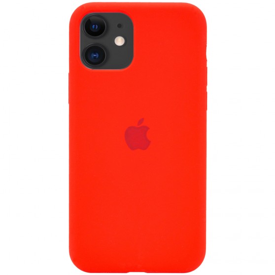 Чохол для Apple iPhone 11 (6.1"") - Silicone Case Full Protective (AA) Червоний / Red