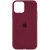 Чохол для Apple iPhone 11 (6.1"") - Silicone Case Full Protective (AA) Бордовий / Plum