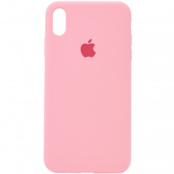 Чехол для Apple iPhone XS Max (6.5"") - Silicone Case Full Protective (AA) Розовый / Pink