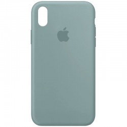 Чехол для Apple iPhone XR (6.1"") - Silicone Case Full Protective (AA) Зеленый / Light cactus