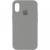 Чохол для Apple iPhone XR (6.1"") - Silicone Case Full Protective (AA) Сірий / Pewter