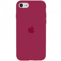 Чехол для iPhone SE 2 / 3 (2020 / 2022) / iPhone 8 / iPhone 7 - Silicone Case Full Protective (AA) Красный / Rose Red