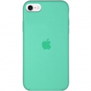 Чехол для iPhone SE 2 / 3 (2020 / 2022) / iPhone 8 / iPhone 7 - Silicone Case Full Protective (AA) Зеленый / Spearmint
