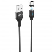 USB кабель для телефона Hoco U76 ""Fresh magnetic"" Type-C (1.2m) Черный
