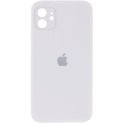 Чохол для Apple iPhone 11 (6.1"") - Silicone Case Square Full Camera Protective (AA) Білий / White