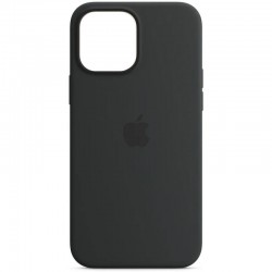 Чехол для Apple iPhone 13 Pro (6.1"") - Silicone case (AAA) full with Magsafe Черный / Midnight