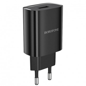 Зарядное устройство Borofone BN1 (1USB/2.1A) Черный