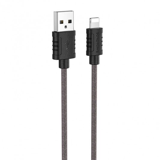 Дата кабель Borofone BX52 Airy USB to Lightning (1m) Чорний