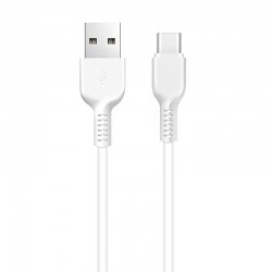 USB кабель телефону Hoco X13 USB to Type-C (1m) Білий