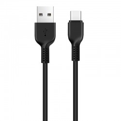 USB кабель для телефона Hoco X13 USB to Type-C (1m) Черный