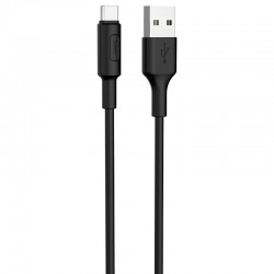 USB кабель для телефона Hoco X25 Soarer Type-C (1m) Черный