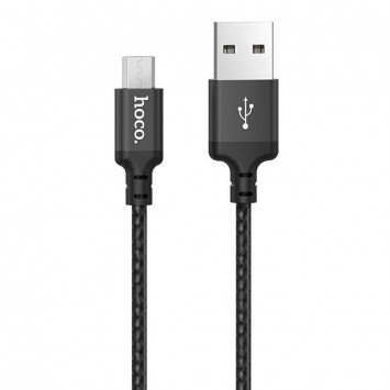 Кабель зарядки для телефона, планшета Hoco X14 Times Speed Micro USB Cable (1m) Черный