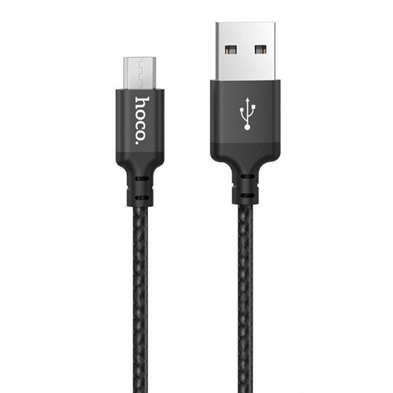 Кабель зарядки телефону, планшета Hoco X14 Times Speed Micro USB Cable (1m) Чорний